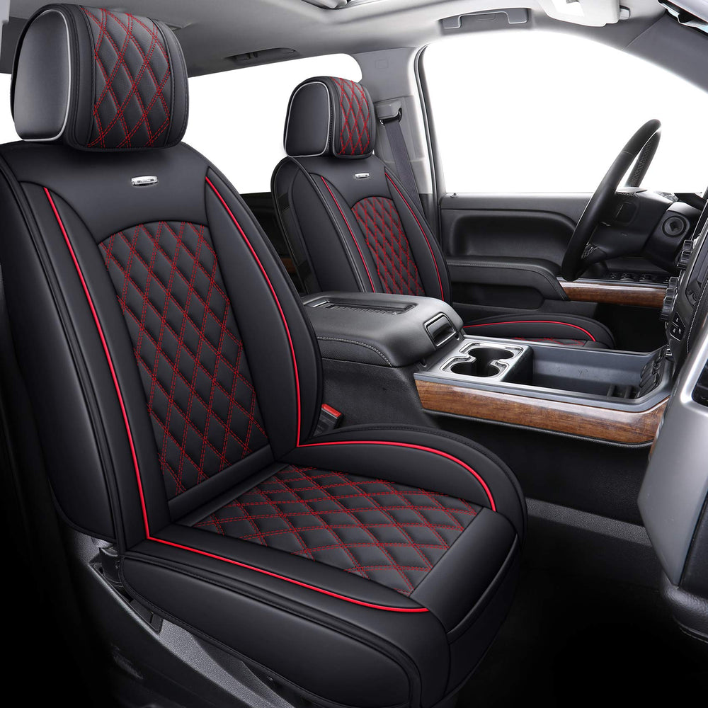 Aierxuan Sierra front seat cover features contrast stitching for durable style.