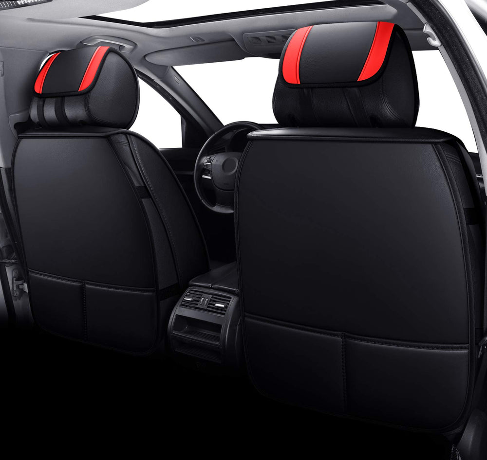 Aierxuan split-bench seat covers provide full rear seat protection.