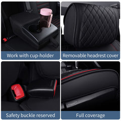 Aierxuan Tundra all-season seat covers compatible with heated or cooled seats