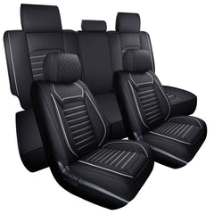 Aierxuan Tundra full set seat covers protect front and rear seats.