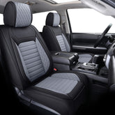 Aierxuan Tundra full set seat covers in black gray offering waterproof protection
