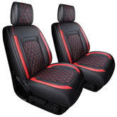 Aierxuan Jeep Wrangler front seat cover, 2-piece, black-red, for durable protection.