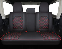 Aierxuan Wrangler seat covers full-set packaging highlighting 4-door compatibility