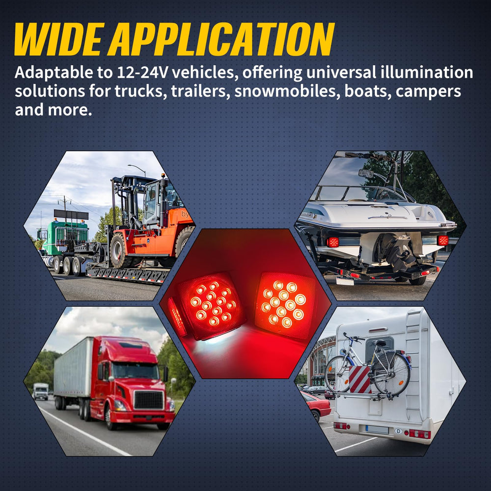 Aila universal compatibility fits diverse 12V trailers under 80 inches.