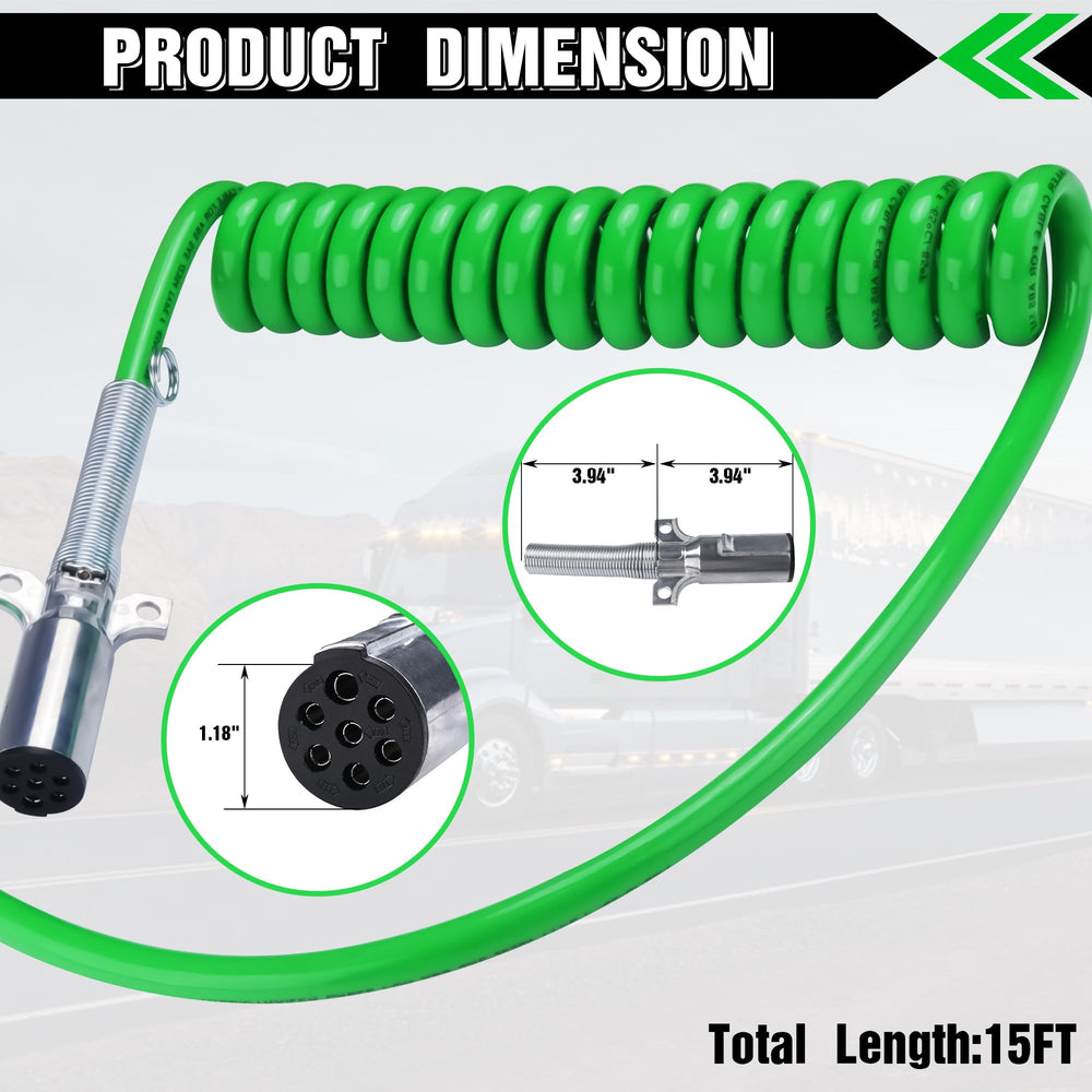 Ailbiuko 7-Way wiring delivers lights and auxiliary power across multiple vehicles.