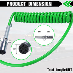 Ailbiuko 7-Way wiring delivers lights and auxiliary power across multiple vehicles.