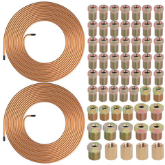 Ailbiuko brake line kit 25ft with 3/16 inch tubing for versatile vehicle repairs.