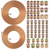 Ailbiuko brake line kit contents with tubes and fittings for easy upgrades.