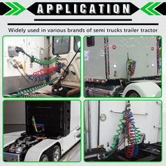 Ailbiuko trailer cable installation demonstrates quick, secure power connections.