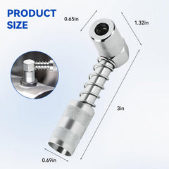 AILEDWER 90-degree coupler with sleeves reaches awkward angles effortlessly.