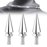 AILMOTO chrome windshield bolts for Harley add sleek style and secure fit.