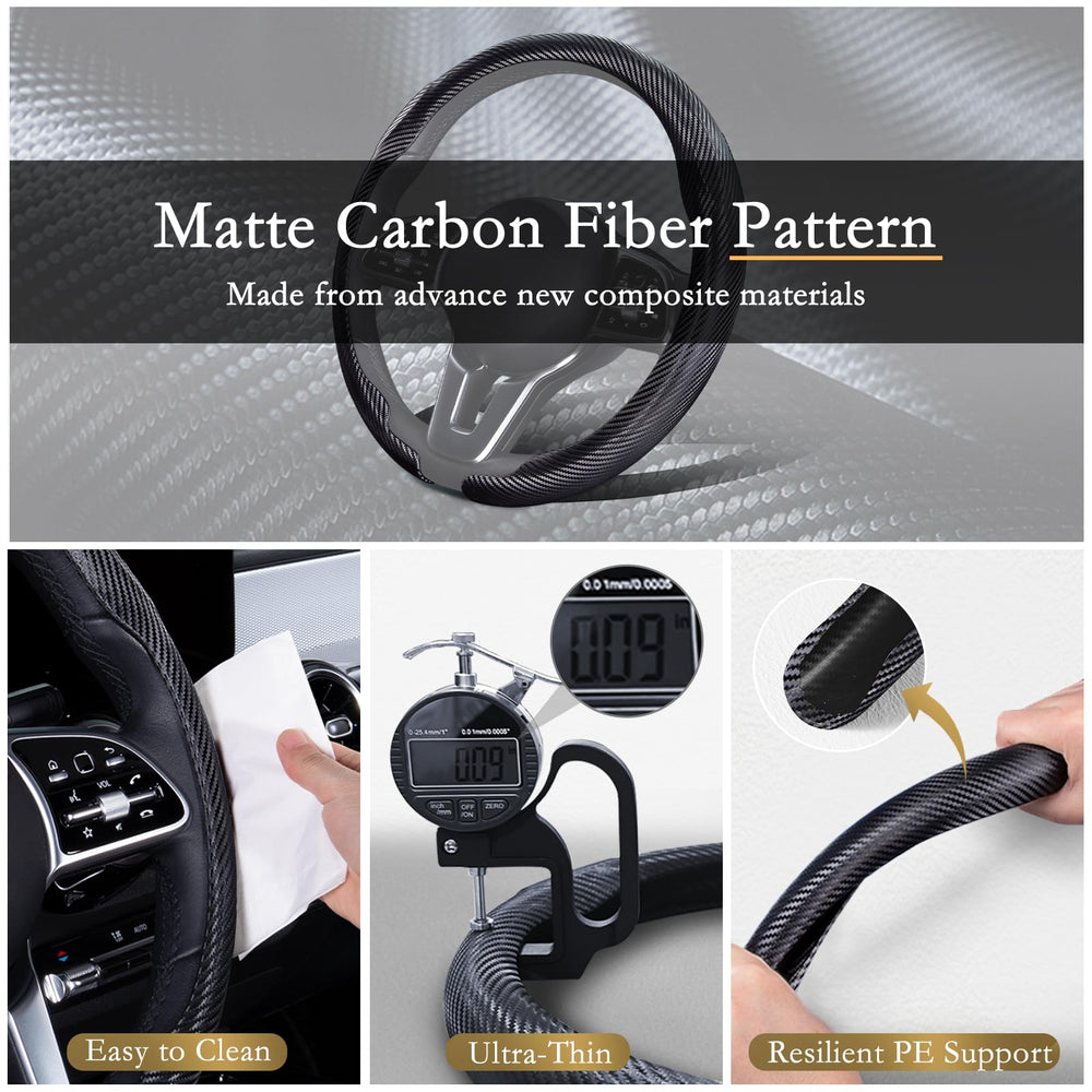 Aimato breathable microfiber texture for comfortable driving.