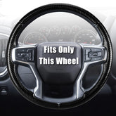 Aimato Chevy Silverado steering wheel cover provides precise fit and enhanced grip
