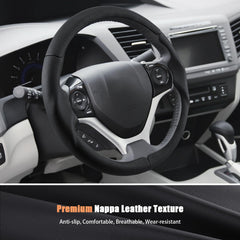 Aimato inner leather anti-slip lining boosts grip for safer Civic driving