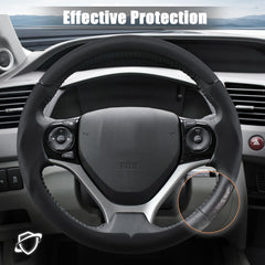 Aimato precision-fit design matches Civic contours for comfortable steering