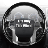 Aimato customized steering wheel cover for Toyota Tacoma with precise fit and enhanced grip.