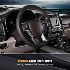 Aimato Ford Expedition steering wheel cover adds comfort on long drives.