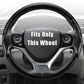 Aimato steering wheel cover for Honda Civic 2012-2015 offers a precise custom-fit and enhanced grip.