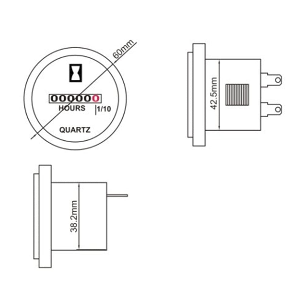 AIMILAR hour meter boat usage shows reliable engine hour tracking on watercraft