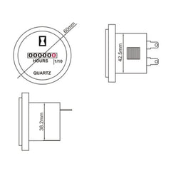 AIMILAR hour meter boat usage shows reliable engine hour tracking on watercraft