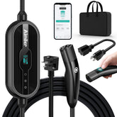 AIMILER Level 1/2 Tesla charger front view for convenient home charging.