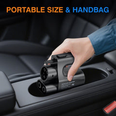Compact storage case for the AIMILER adapter and cables during travel.