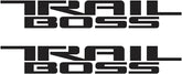 Aimoll Trail Boss bedside decal pair for Silverado, rugged styling and easy upgrade.