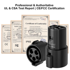 Aipechy CE/FCC-certified adapter offers safe use at diverse charging stations