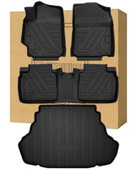 Aiqiying Camry floor mats front row provide full coverage and spill protection.