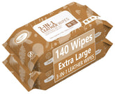 Air Jungles 3in1 leather wipes pack with extra-large 8x10 sheets for deep cleaning.