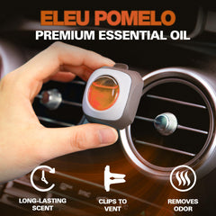 Air Jungles Eleu Pomelo clip in vent demonstrates easy installation and lasting fragrance