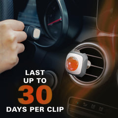 Air Jungles Eleu Pomelo vent clip on dash offers simple freshness control