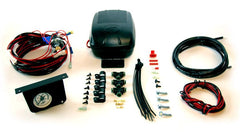Air Lift Load Controller II air springs inflating for improved load handling.