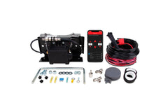 Air Lift WirelessAIR EZ Mount installed under a vehicle for easy air pressure control