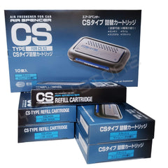 Air Spencer CS-X3 Squash refill inner cartridge keeps your car smelling fresh after long trips.