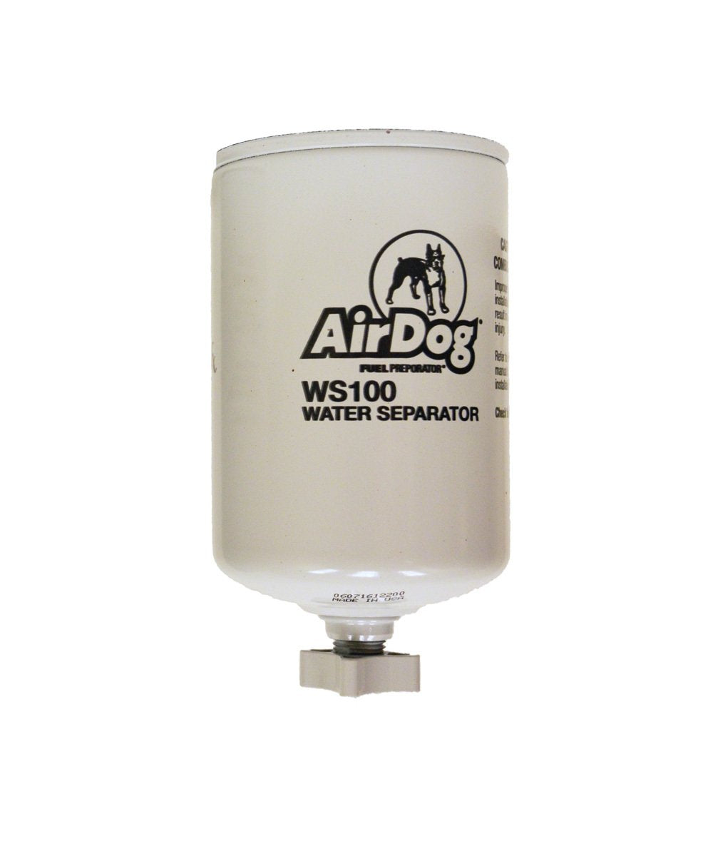 AirDog water separator WS100 capturing moisture before engine