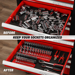 AirToon compact design fits in many tool drawers for efficient organization