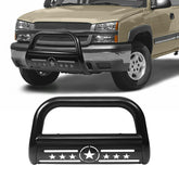 AISHAN Bull Bar front view with 3-inch tubing for rugged protection and bold presence