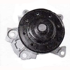 AISIN WPT-140 water pump side view emphasizes durable build for lasting engine protection