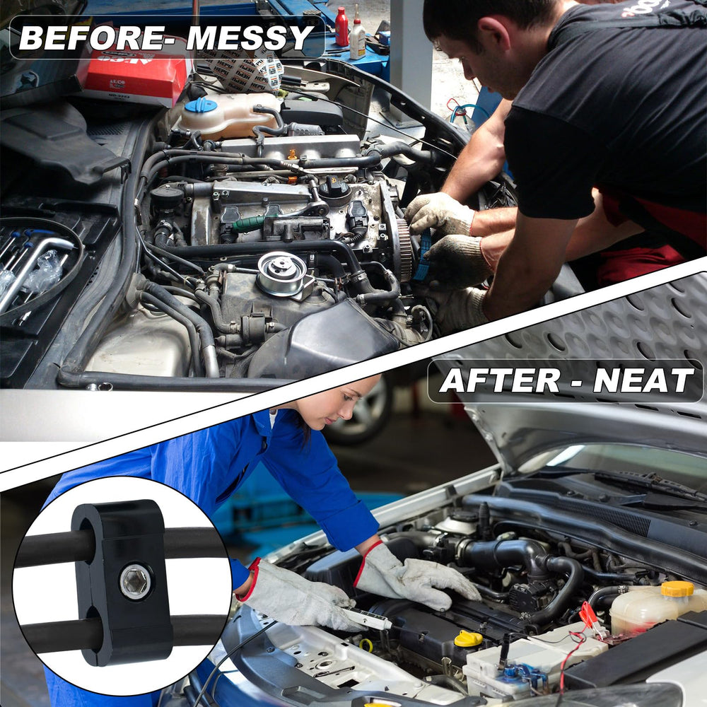 Aitruman neat engine wire layout enhances visual appeal and serviceability.