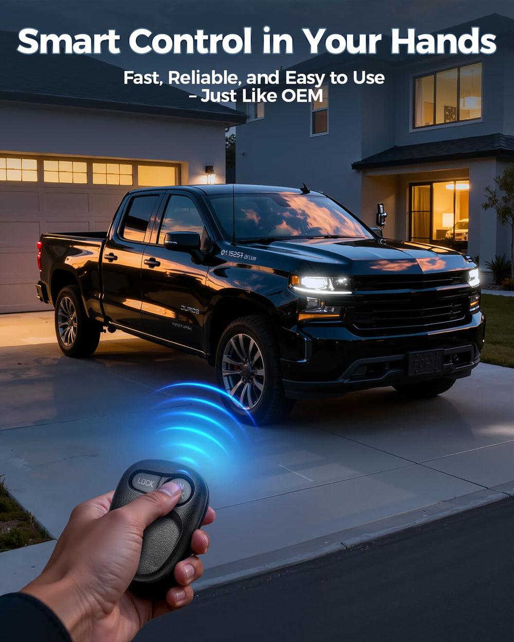 Aituzero key fob with upgraded chip for faster response