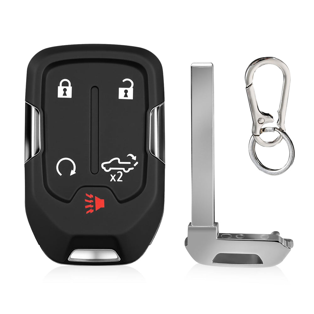 Aituzero keyless fob for GMC Sierra — front view with ergonomic grip and compact size.