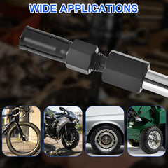 AIUWIZO 12-piece set includes expandable collets for versatile bearing work.