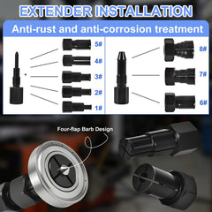 AIUWIZO expandable collets 8-32mm enabling precise inner bearing fits.