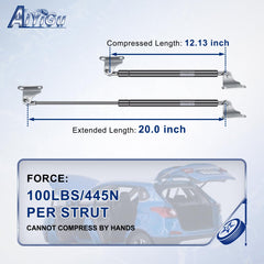 AiYiGu gas strut screws enable quick, tool-free installation.