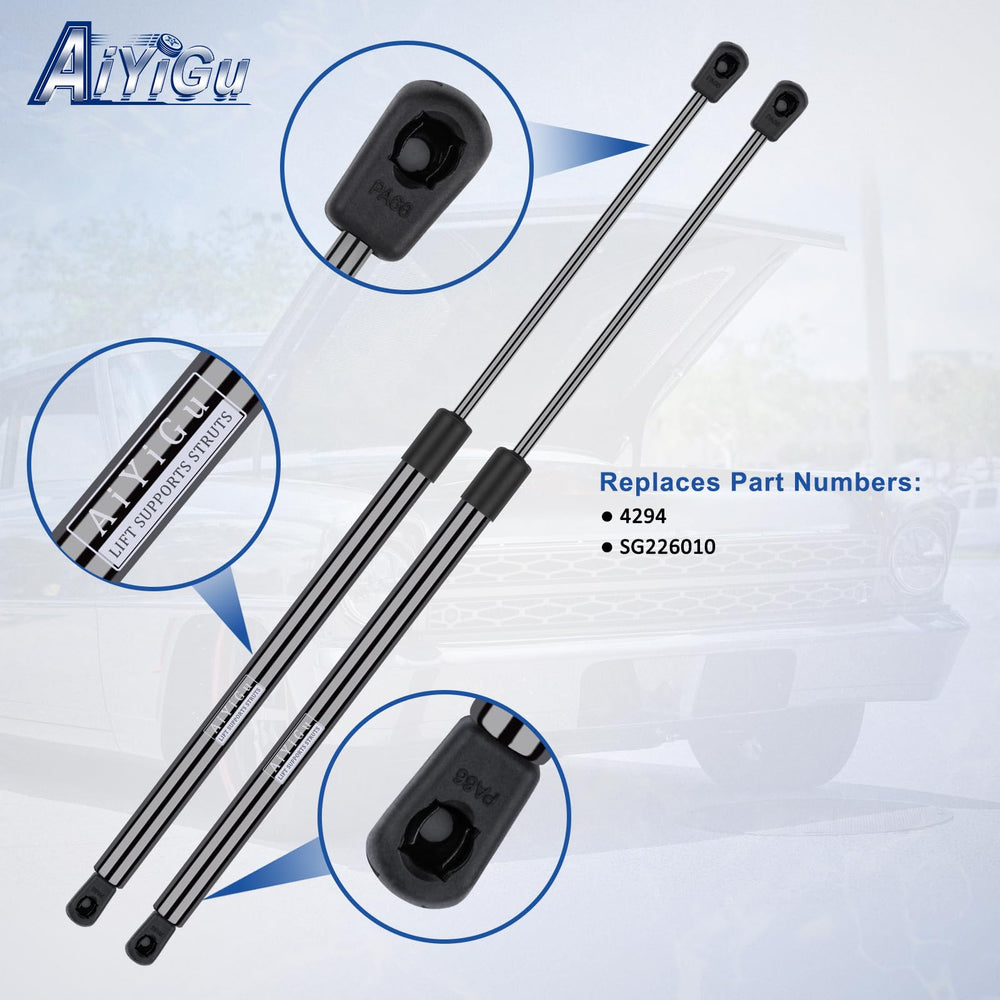 AiYiGu 4294 extended lift arm demonstrates smooth opening for CR-V tailgate.