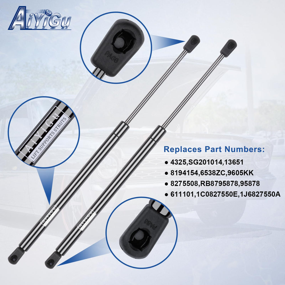 AiYiGu 4325 rear hatch shocks assembly with left and right pair visible