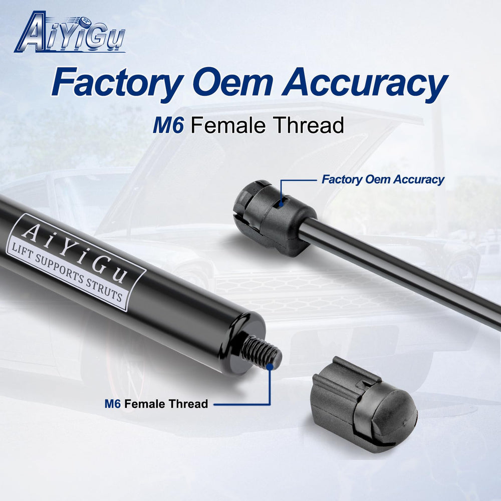 AiYiGu hood strut compressed-length, compact design for tight engine bays