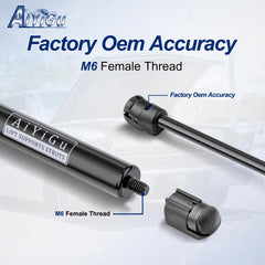 AiYiGu hood strut compressed-length, compact design for tight engine bays