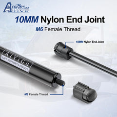AiYiGu 4550 front hood strut compressed length fits compact engine bays